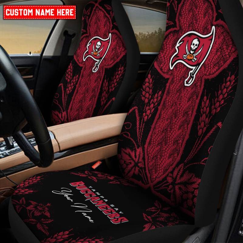 Tampa Bay Buccaneers Personalized Car Seat Covers