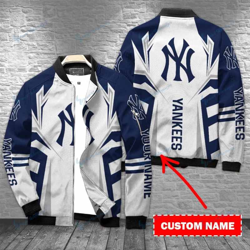 New York Yankees Bomber Jacket Front View