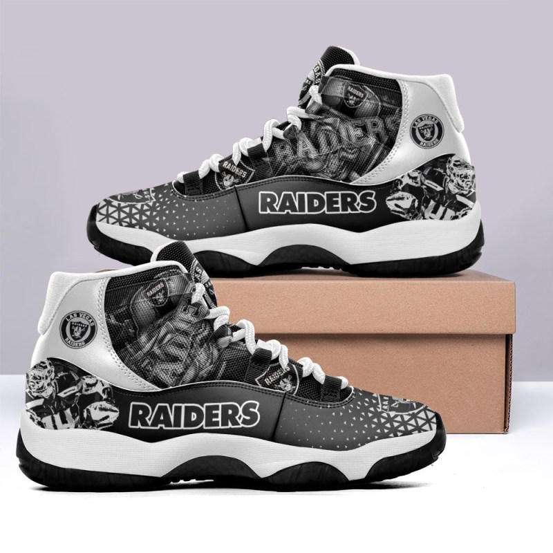 Las Vegas Raiders AJD11 Sneakers Back View