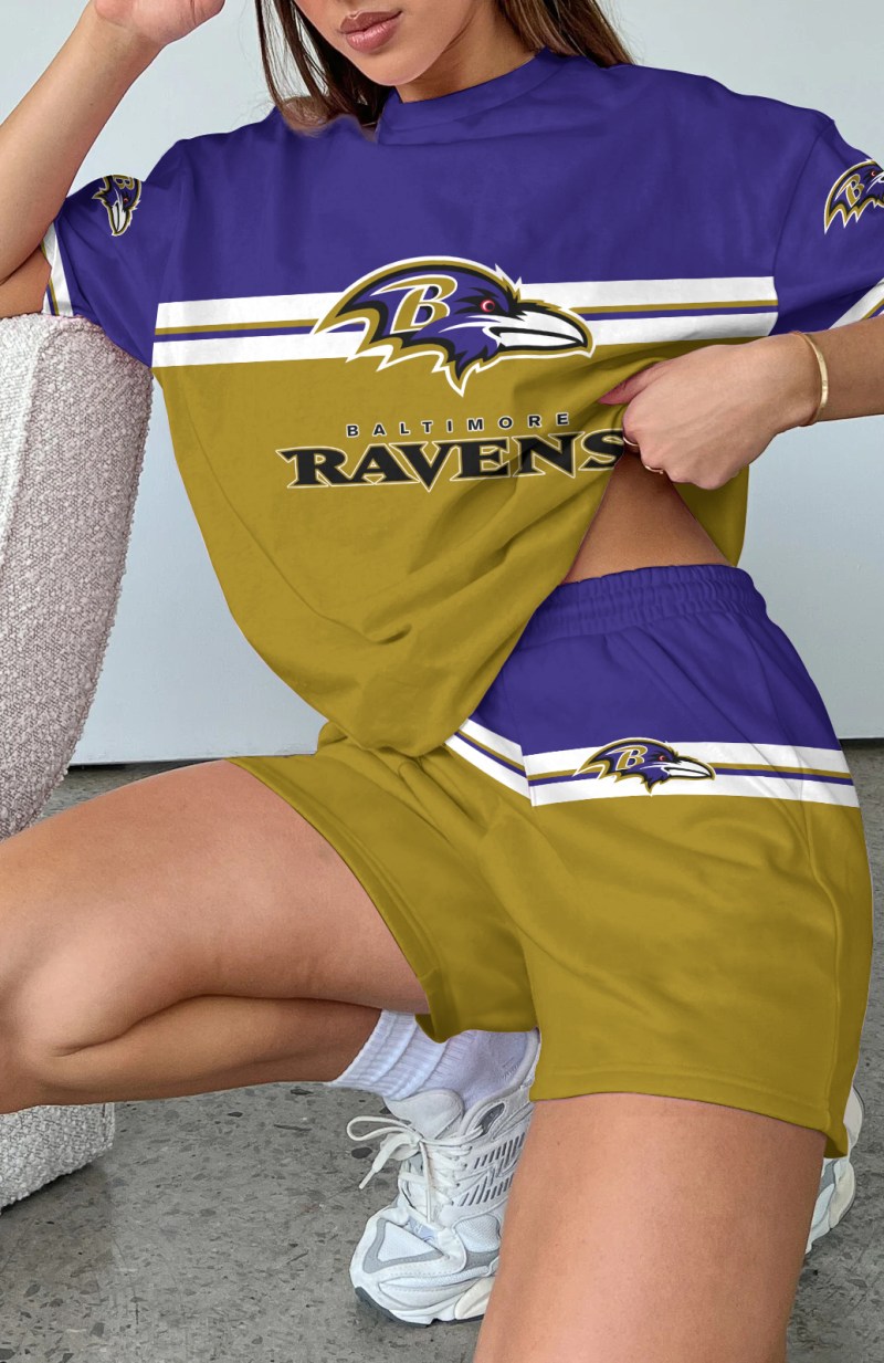 Baltimore Ravens Shorts Suit