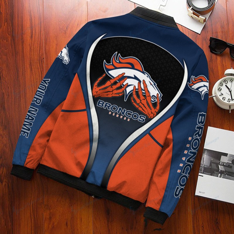 Denver Broncos Personalized Bomber Jacket