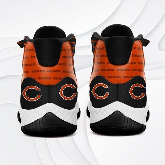 Chicago Bears AJD11 Sneakers Back View