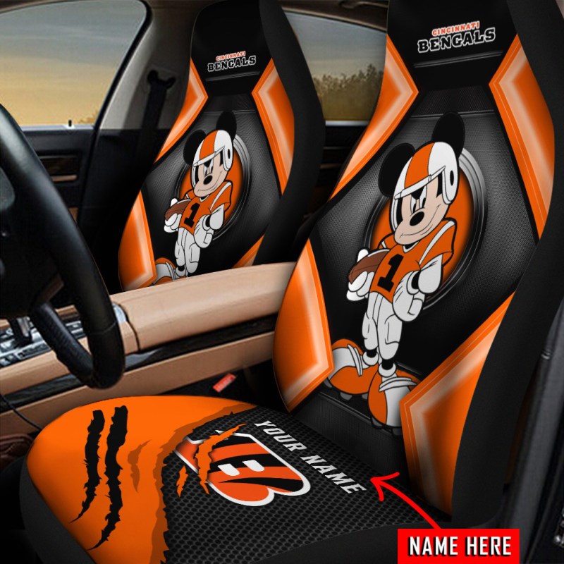 Cincinnati Bengals Personalized Car Seat Covers