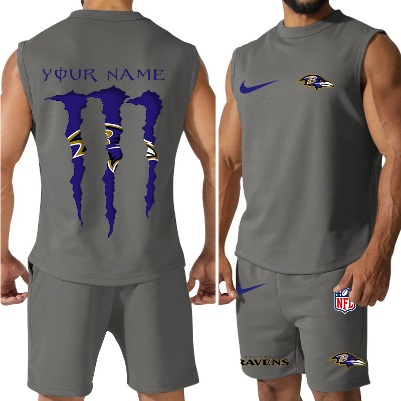Baltimore Ravens Jersey Tank Top and Shorts