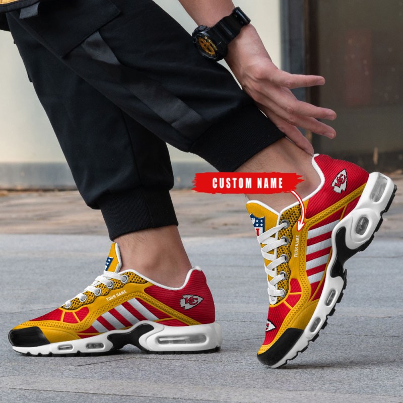 Kansas City Chiefs T-N Youth Sneakers Back View