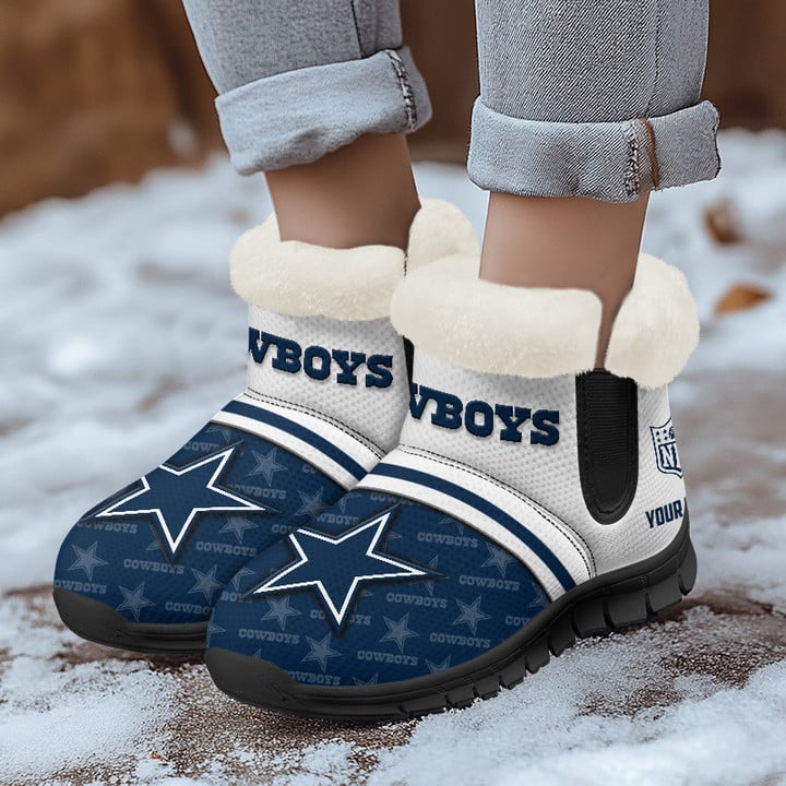 Dallas Cowboys Comfy Winter Snow Boots
