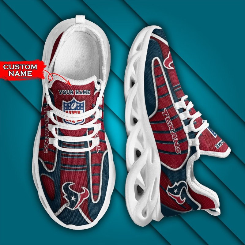 Houston Texans Personalized Yezy Running Sneakers