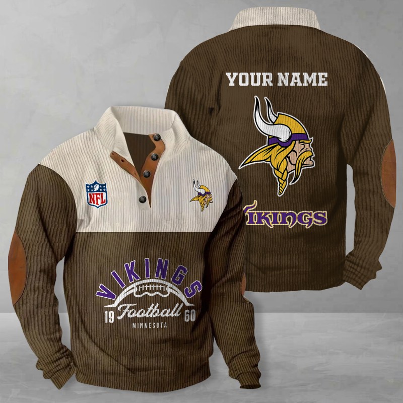Minnesota Vikings Sweatshirt Brown