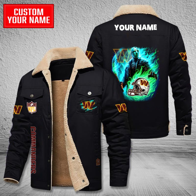 Washington Commanders Bomber Jacket Black