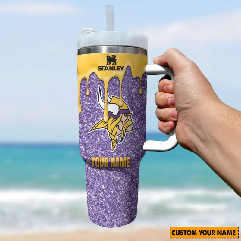 Minnesota Vikings New Personalized 40oz Tumbler