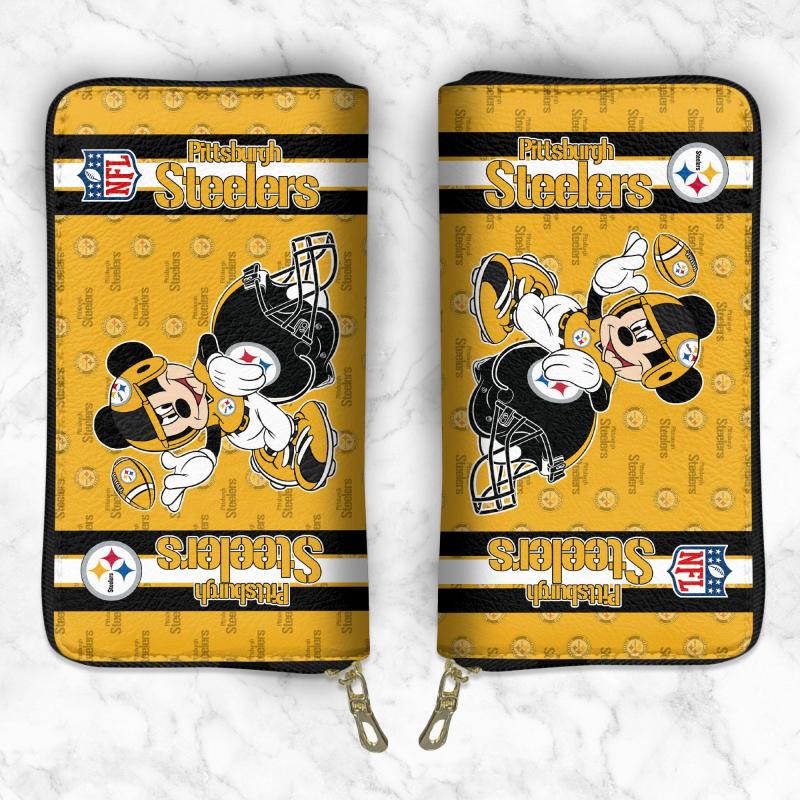 Pittsburgh Steelers Wallet open