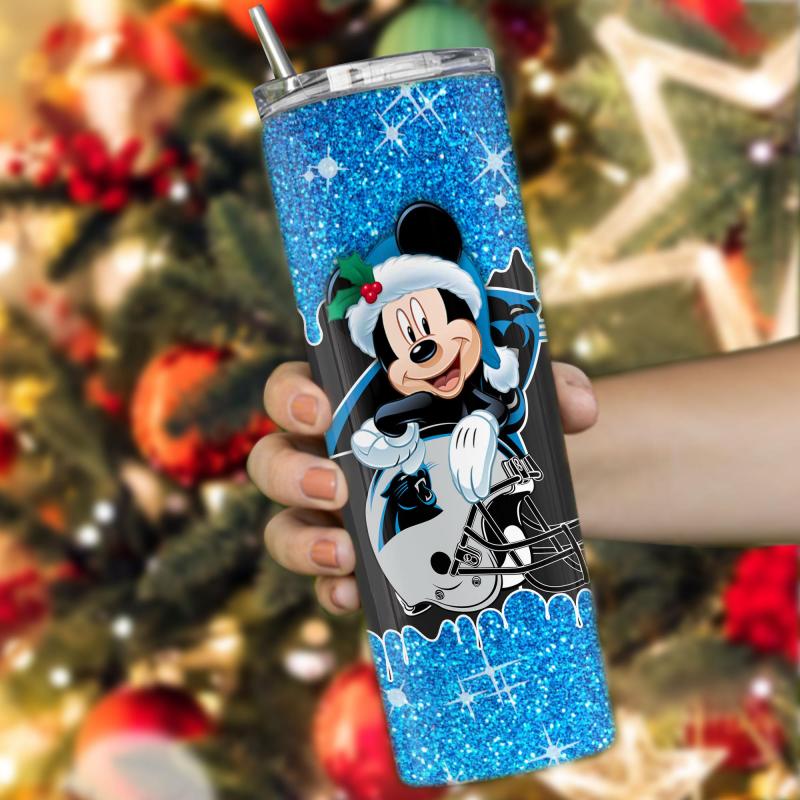 Carolina Panthers Tumbler Side View