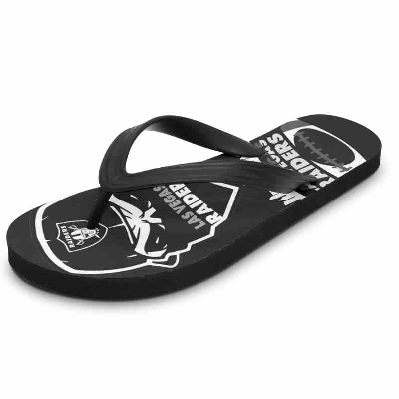 Las Vegas Raiders Summer Flip Flop