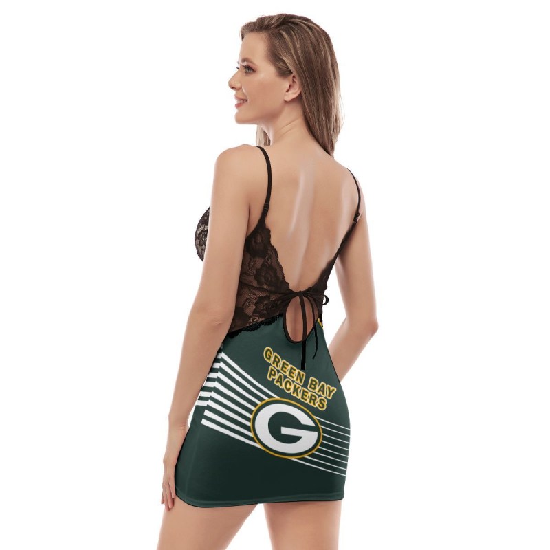 Green Bay Packers Slip Dress Image 5