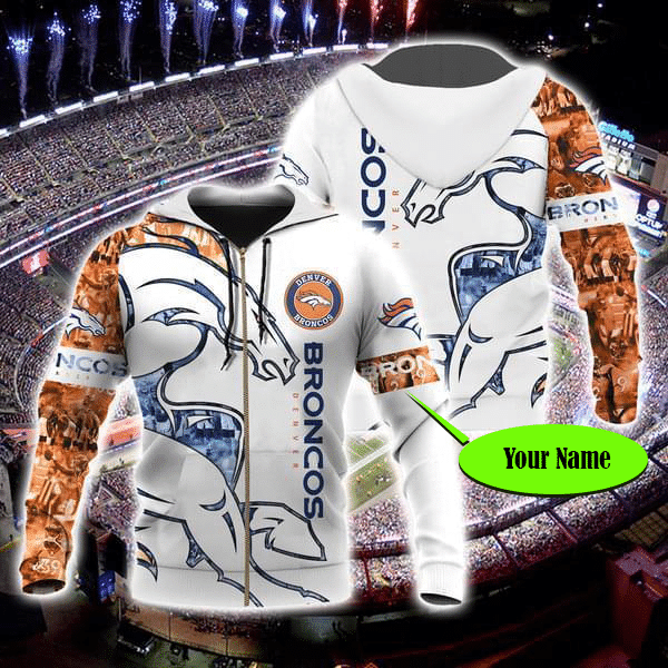Denver Broncos Personalized Ugly Christmas Sweater