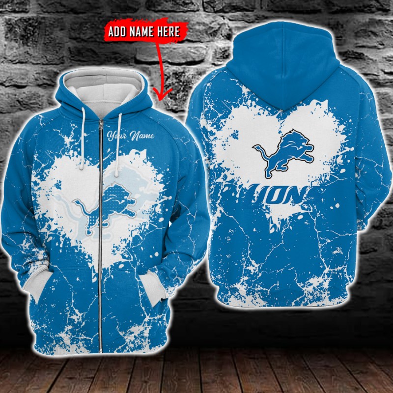 Detroit Lions Personalized Hoodie Image 1