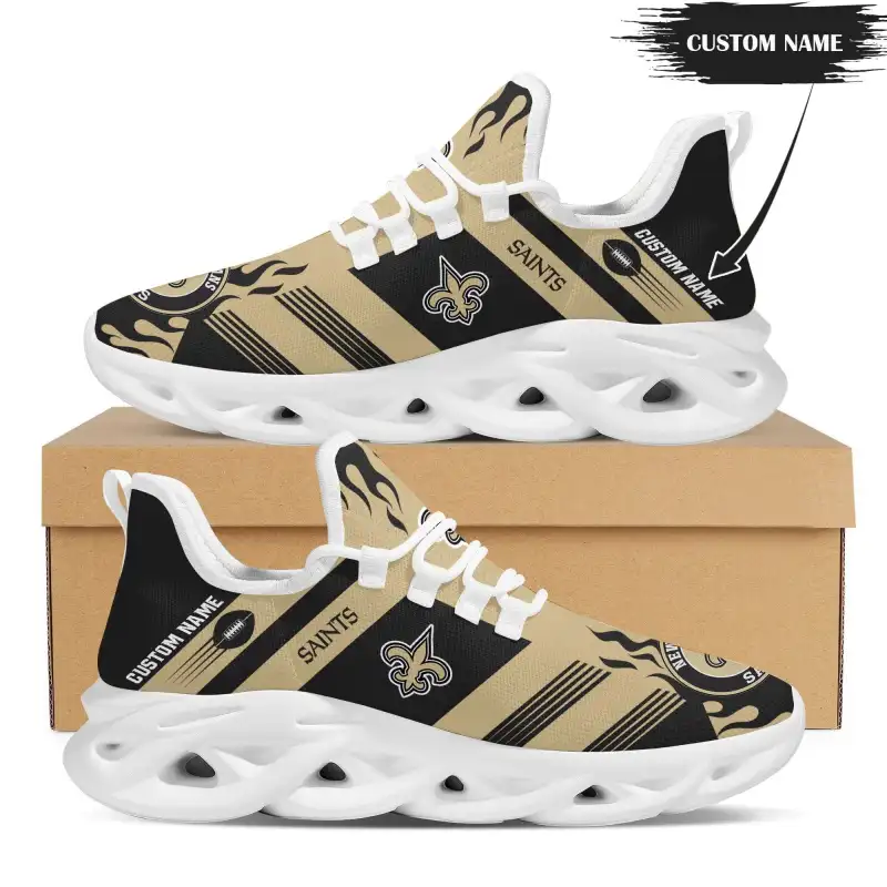 New Orleans Saints Personalized Yezy Running Sneakers