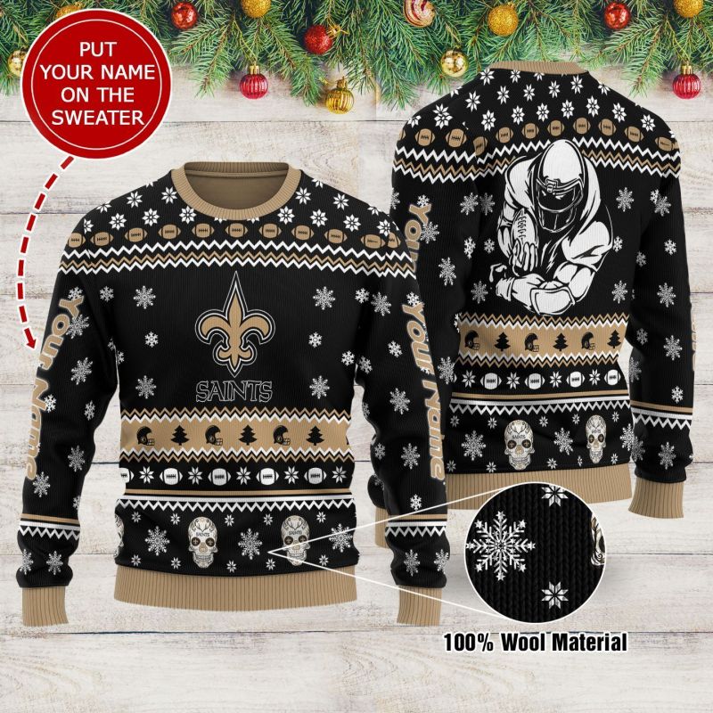 New Orleans Saints Personalized Sweater