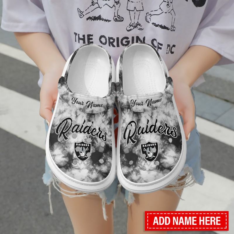 Las Vegas Raiders Personalized Clog