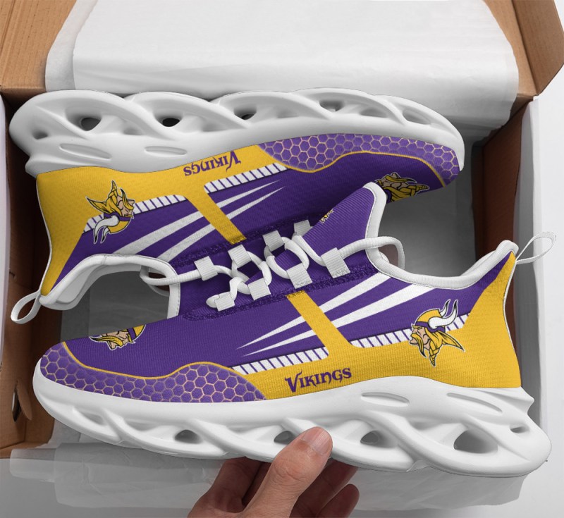 Minnesota Vikings Yezy Running Sneakers