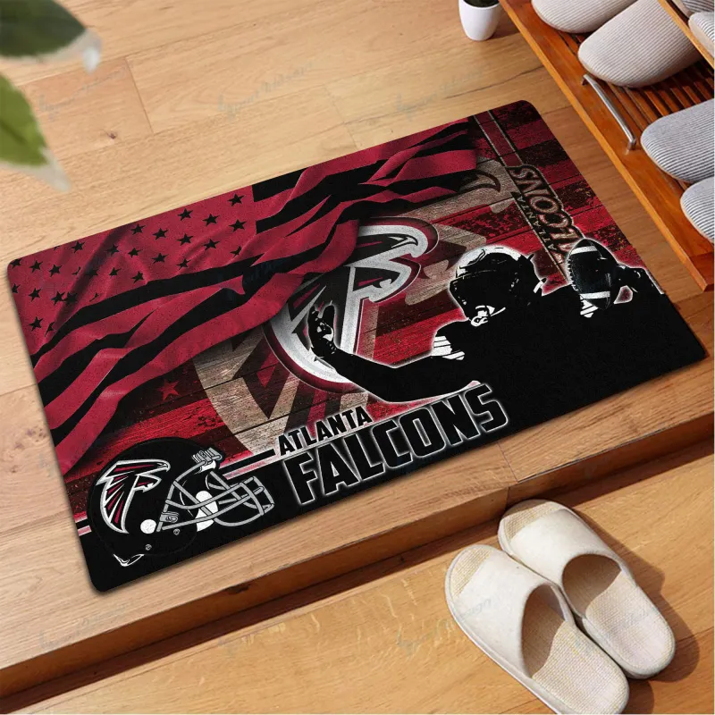 Atlanta Falcons Doormat Front View