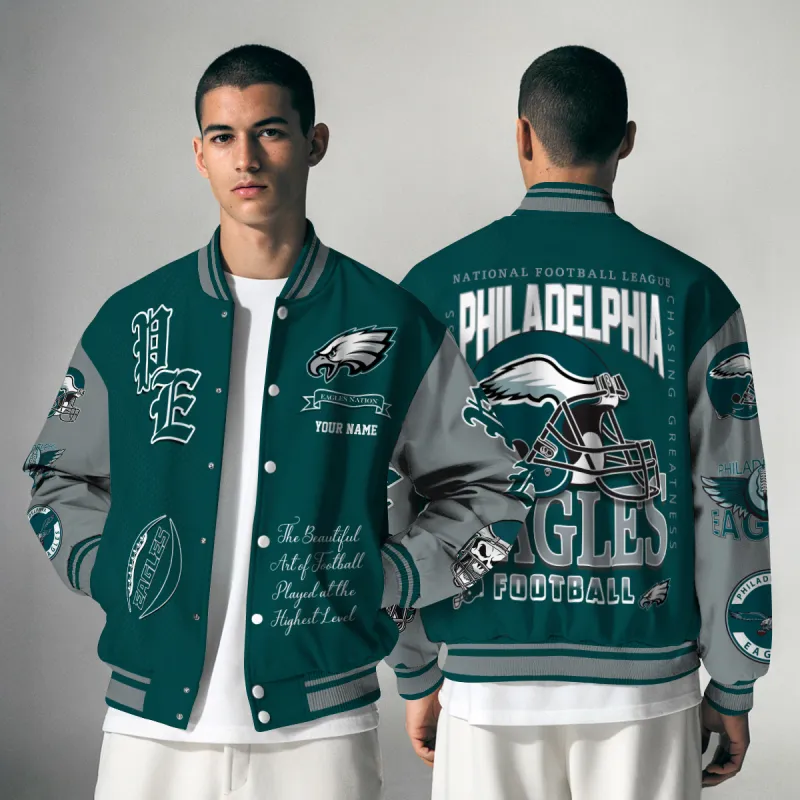 Philadelphia Eagles Varsity Jacket Image 4