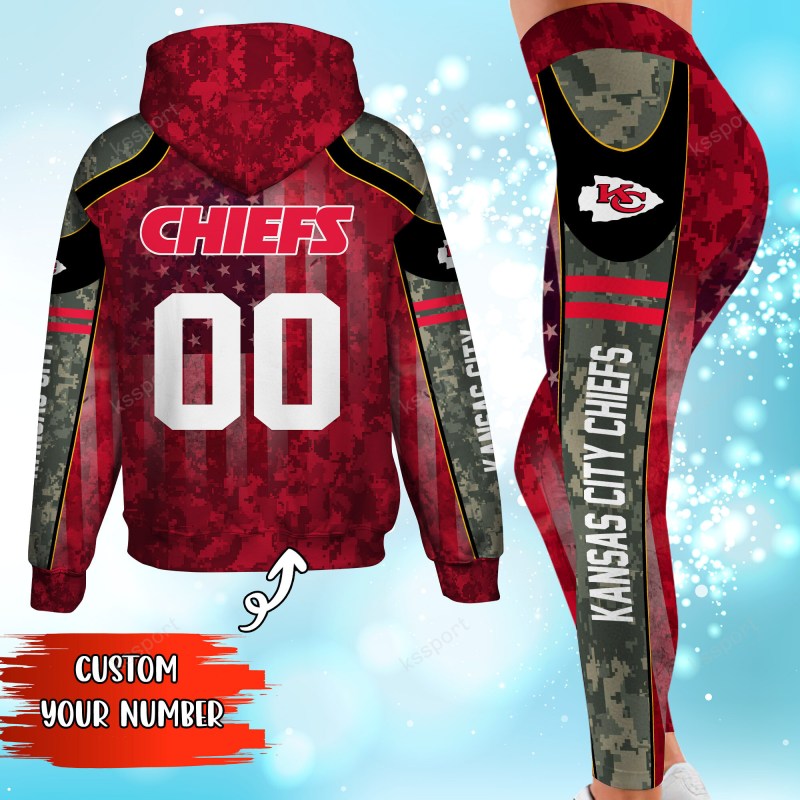 Kansas City Chiefs Personalized Leggings