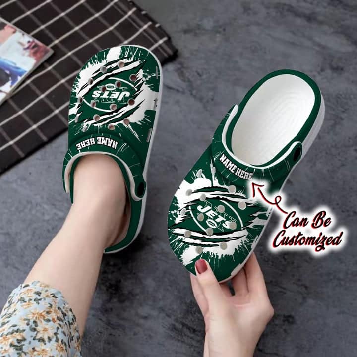 New York Jets Personalized Limited Clog