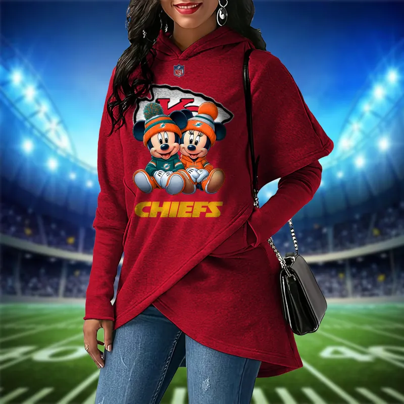 Women Irregular Hoodie Image 3