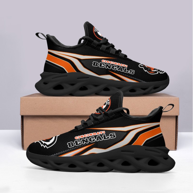 Cincinnati Bengals Yezy Sneakers Side View