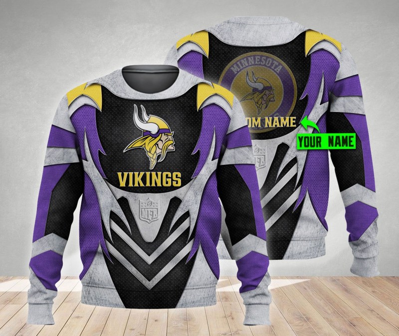 Personalized Minnesota Vikings Sweater