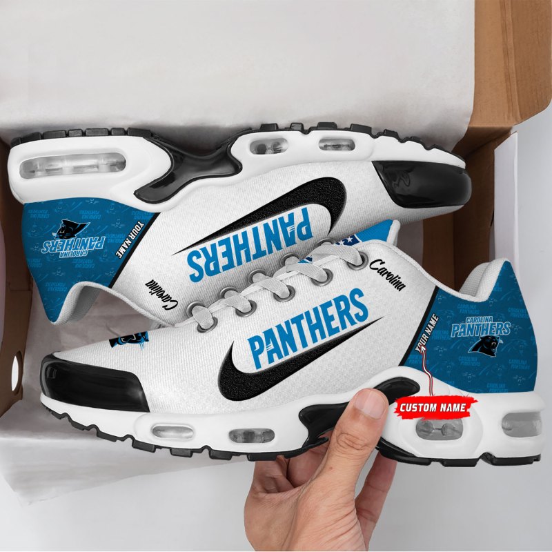 Carolina Panthers Sneakers Side View