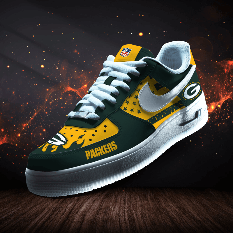 Green Bay Packers Personalized Sneakers