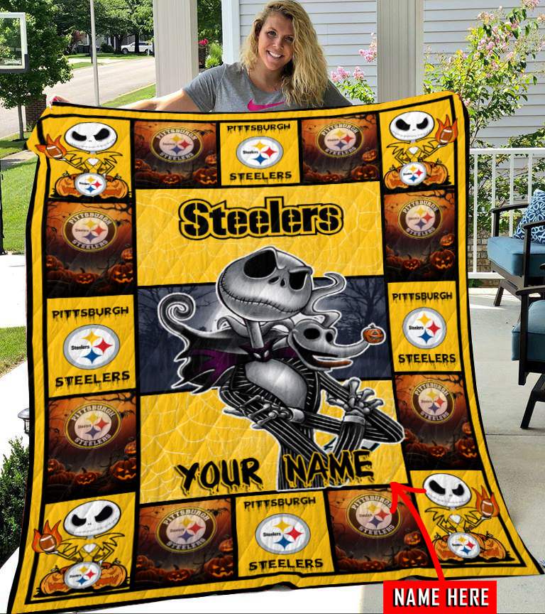 Pittsburgh Steelers Personalized Premium Quilt