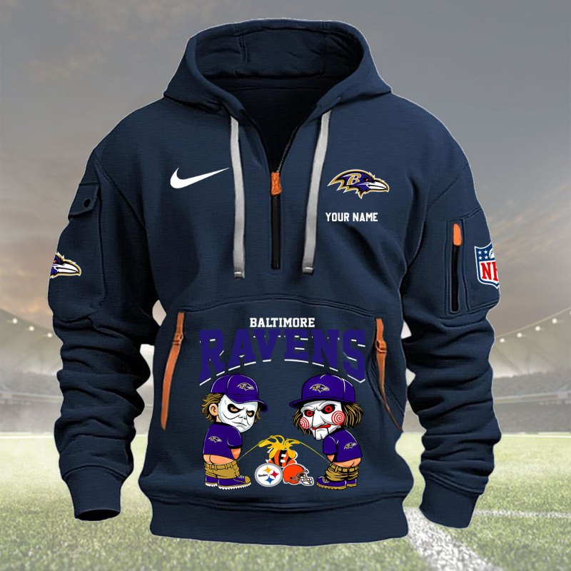 Navy Baltimore Ravens Hoodie