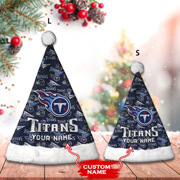 Tennessee Titans Football Santa Hat