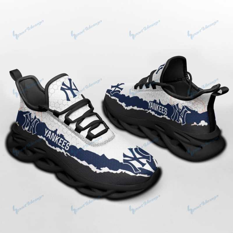 New York Yankees Personalized Yezy Running Sneakers Image 4