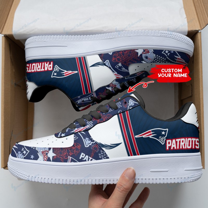 New England Patriots Personalized AF1 Shoes