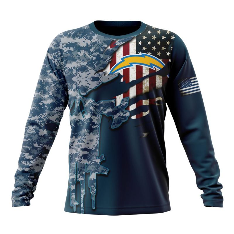 Los Angeles Chargers Long Sleeve Front View