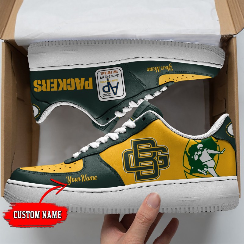 Green Bay Packers Personalized AF1 Shoes