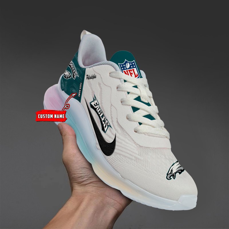 Philadelphia Eagles Rainbow Cushion Running Shoes