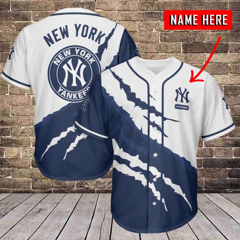 New York Yankees Personalized Baseball Jersey