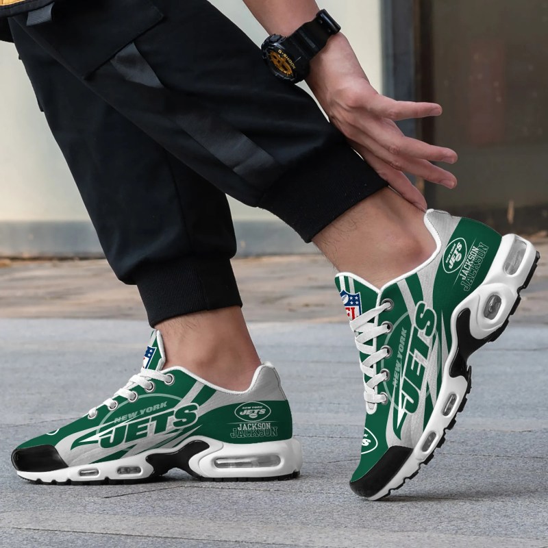 New York Jets Personalized Plus T-N Youth Sneakers