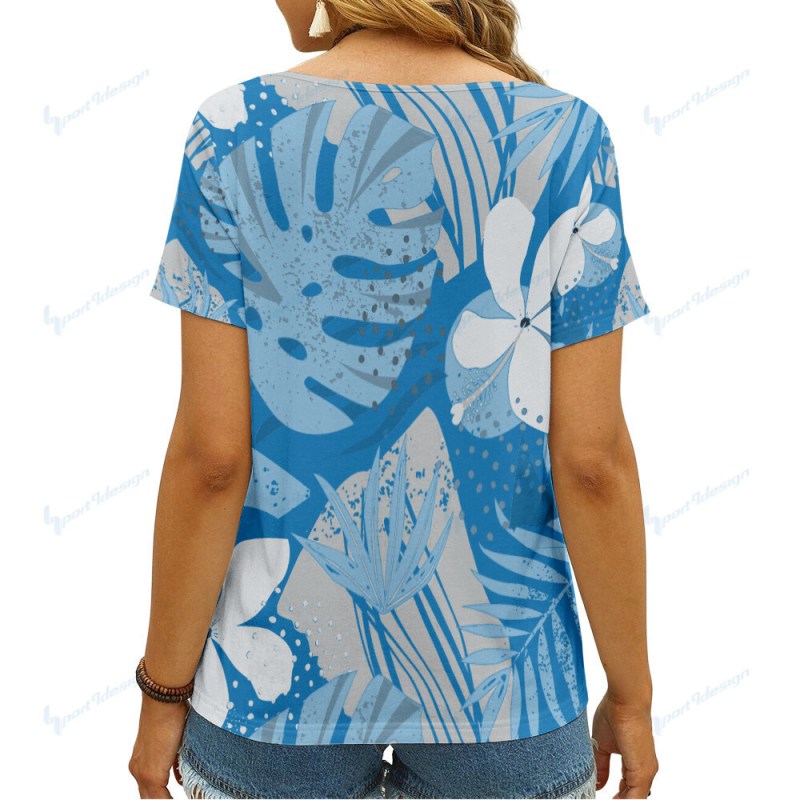 Detroit Lions Summer V-Neck T-Shirt