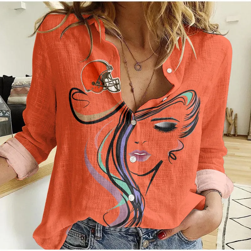 Cleveland Browns Woman Shirt Image 3