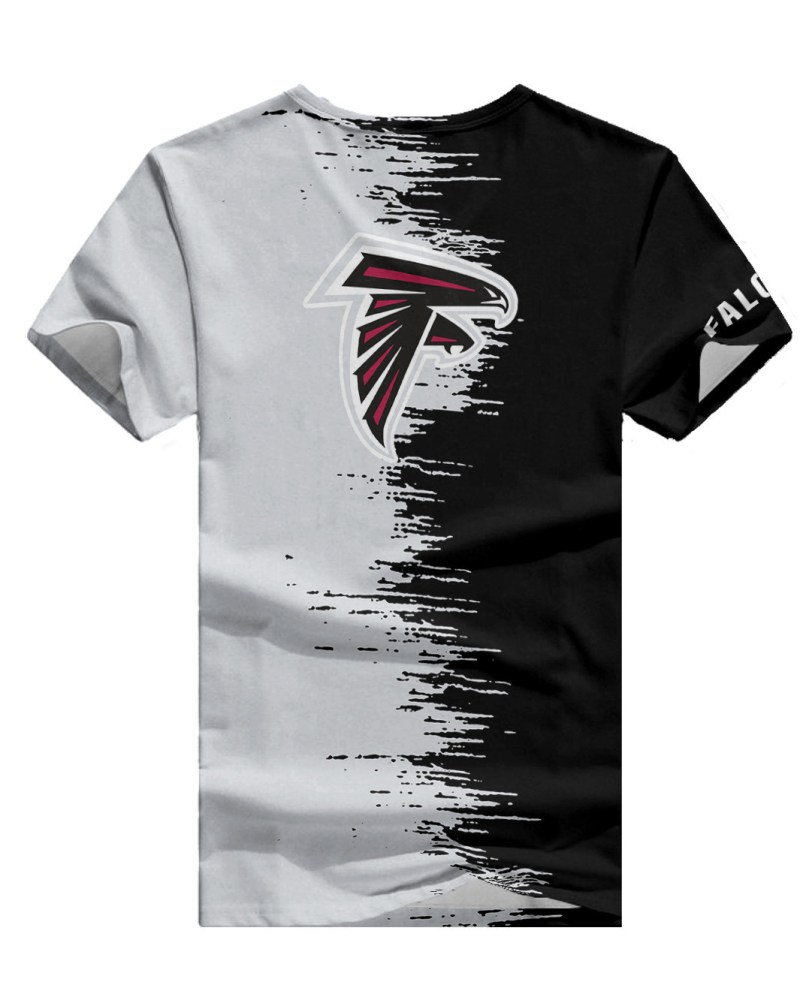 Atlanta Falcons Summer V-neck Women T-shirt