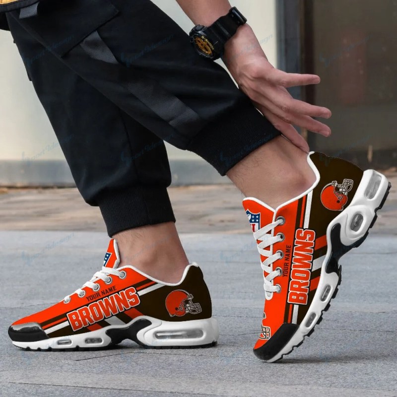 Cleveland Browns T-N Youth Sneakers Back View