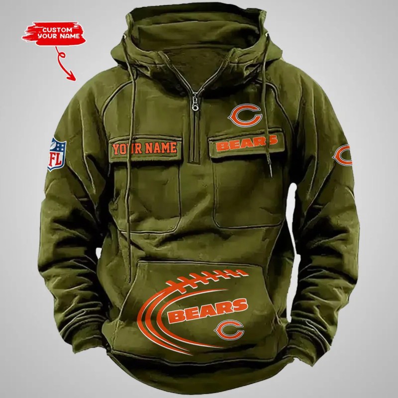 Chicago Bears Zip Hoodie