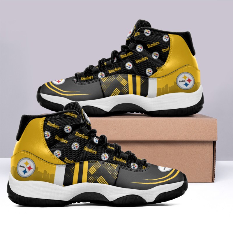 Pittsburgh Steelers AJD11 Sneakers Back View