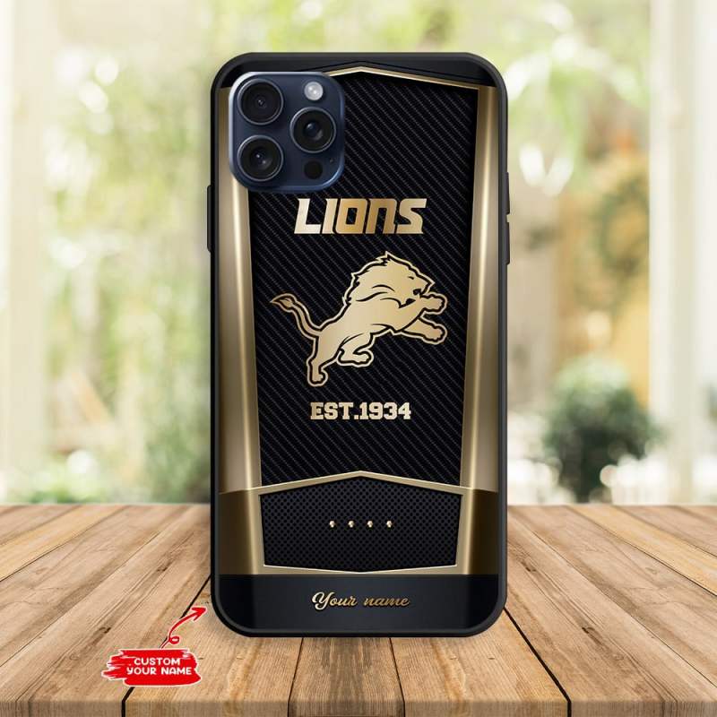 Detroit Lions Personalized Phone Case